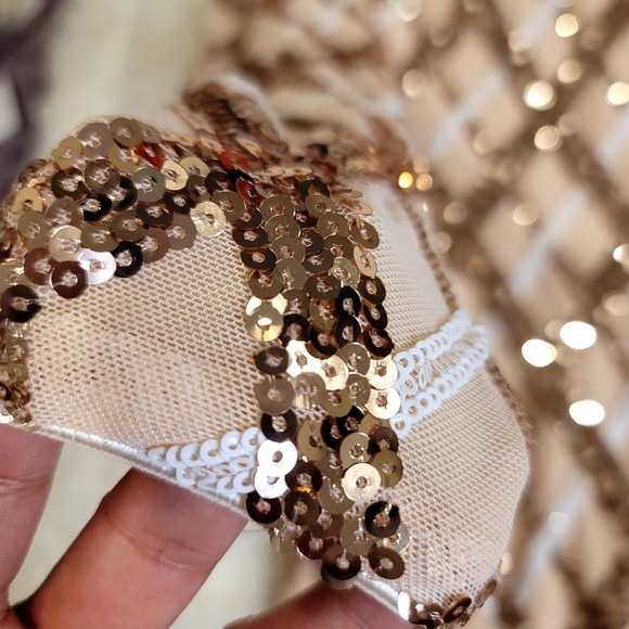 Dress the population sequin off the shoulders' dress size XS - Picture 7 of 14